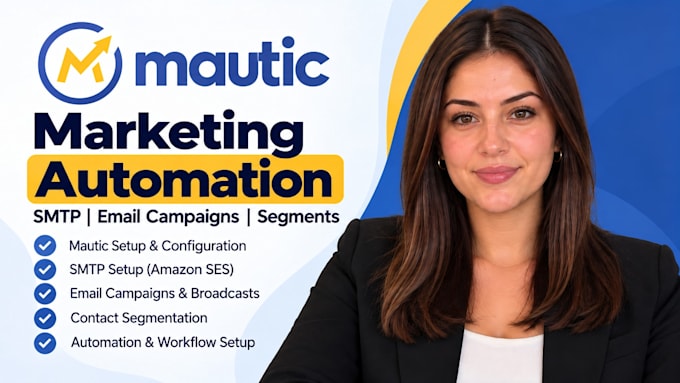 setup mautic marketing automation mautic smtp email campaigns segments