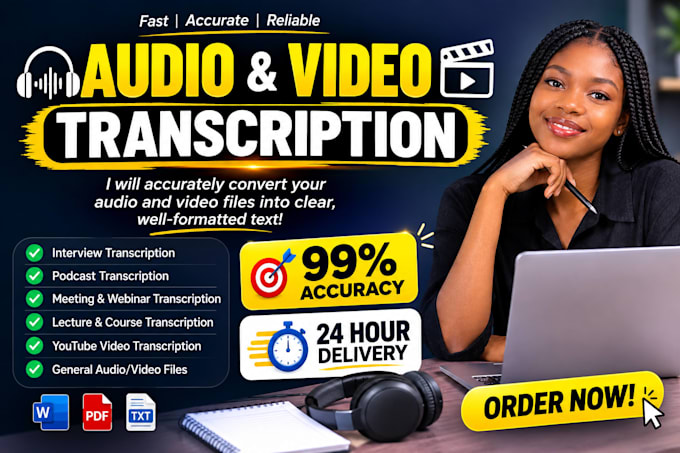 do flawless audio and video transcription