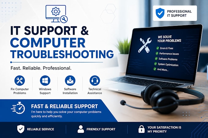 provide professional IT support and computer troubleshooting