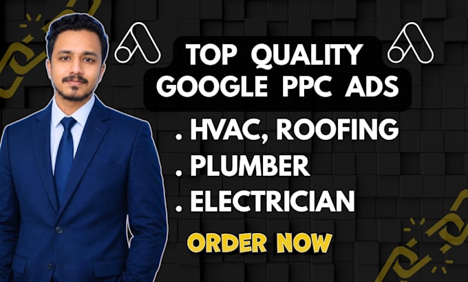 do google ads for hvac, roofing, plumber, electrician services
