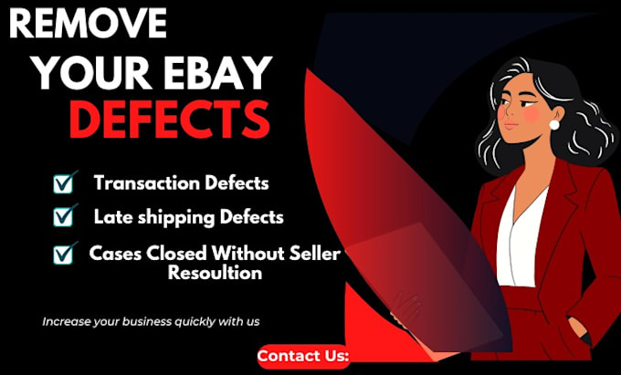 remove ebay account defects and will improve your seller level