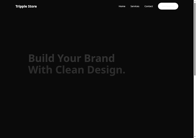 create single page website for you