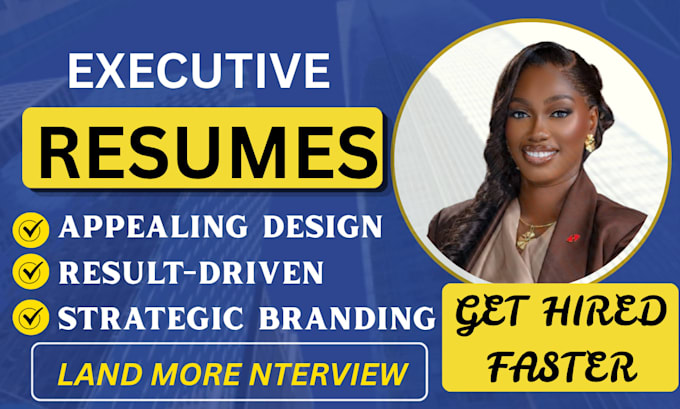 write an ats optimized executive resume for your career