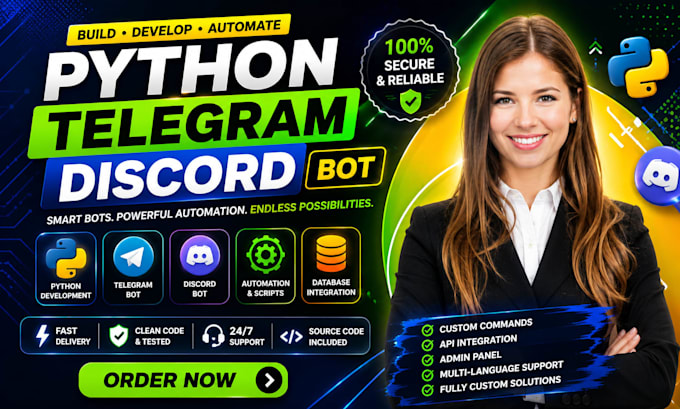 build telegram trading bot discord bot web scraping ai automation