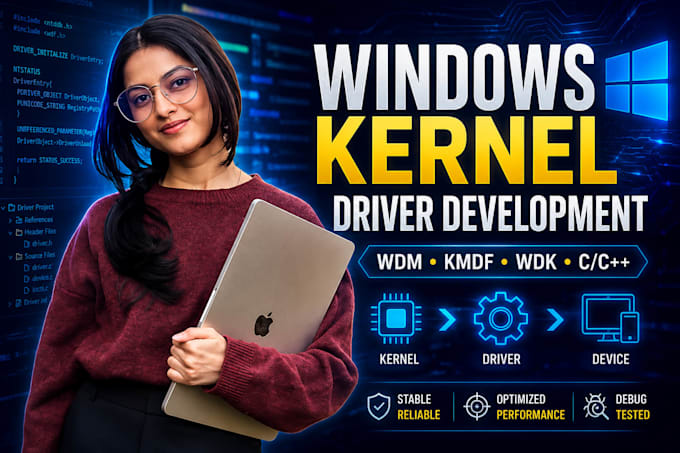develop windows kernel drivers using wdm and kmdf