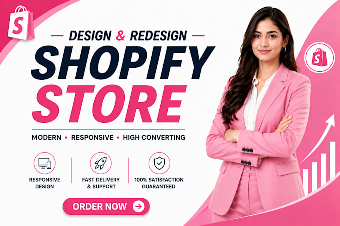 build shopify store design, redesign shopify website and shopify custom coding