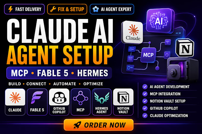 claude fable 5 agent github copilot mcp claw chatbot, hermes agent notion vault