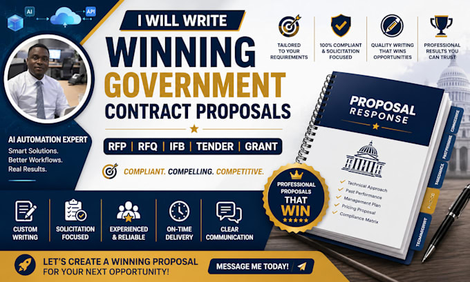 government contract proposal writing rfp, rfq, ifb and grant expert