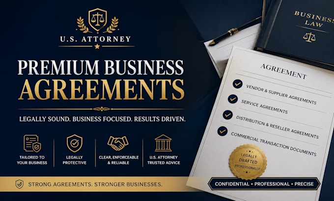 prepare binding commercial transaction legal documents and contracts
