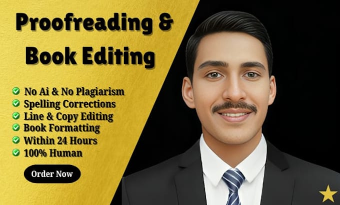 provide book editing and book proofreading
