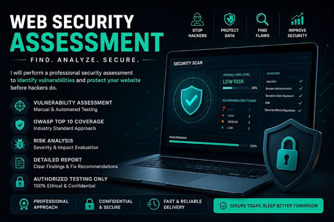 perform a web security audit and vulnerability assessment