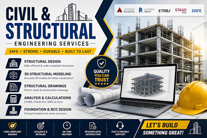 be your structural engineer for civil engineering structure design