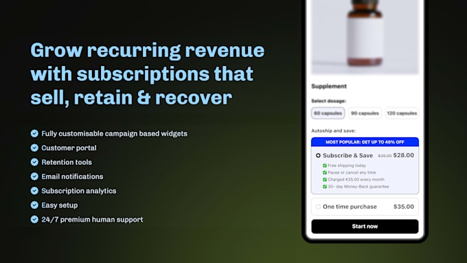 setup product subscriptions on your shopify store