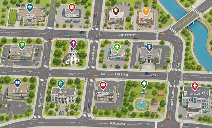 create professional property, plot, location and site map