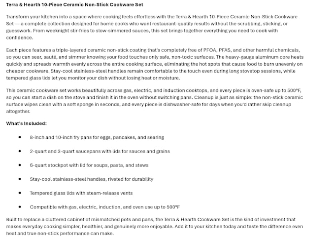 write SEO product descriptions for cheap and fast