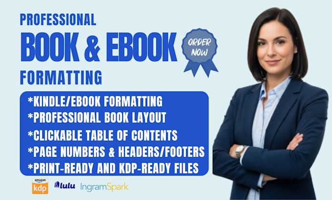 kindle formatting ,ebook formatting and paperback formatting