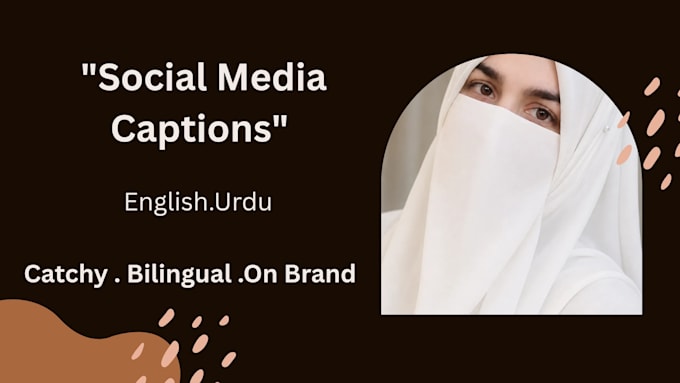 write social media captions