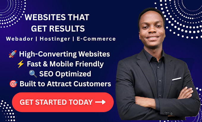 build webador website, hostinger, shift4shop, bigcommerce, webador redesign