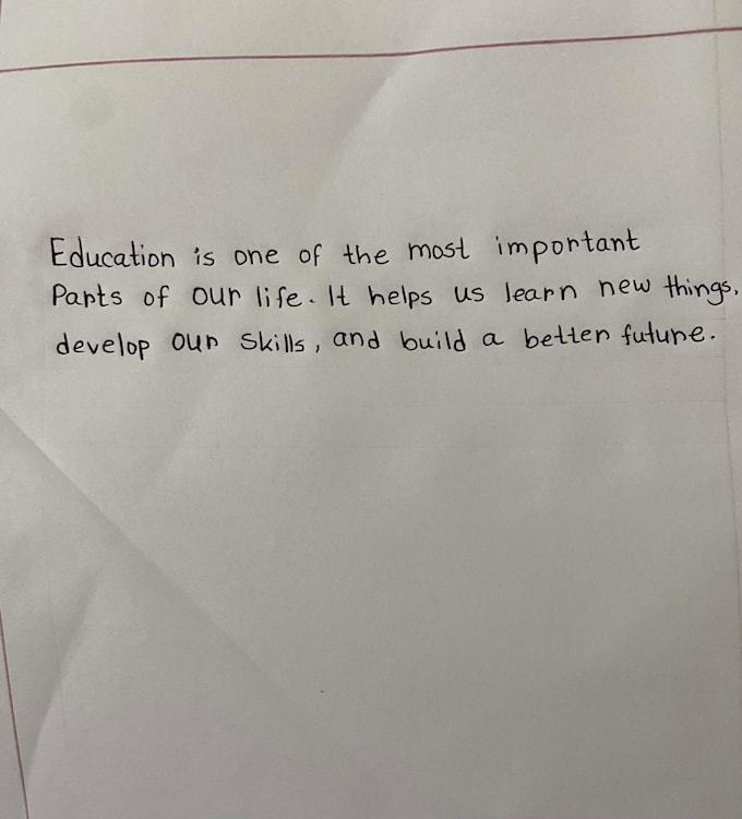 do neat handwritten notesand assignments