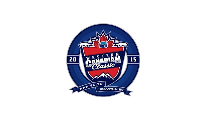 make exciting ice hockey tournament logo