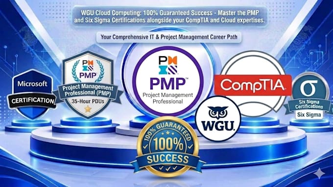 do six sigma comptia certifications pmp application process 35hours pdus wgu oa
