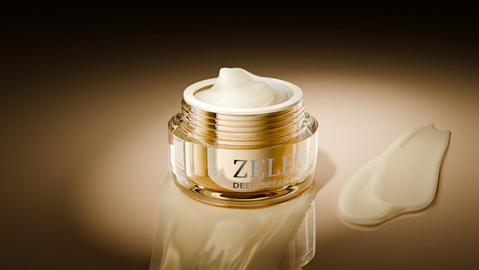 create premium 3d product animations for cosmetics