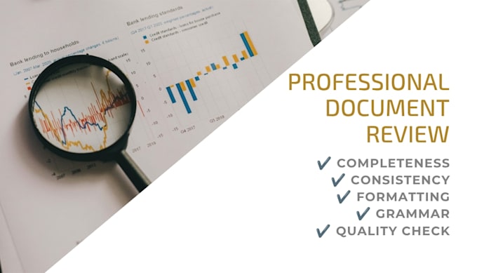 check your documents for completeness and consistency