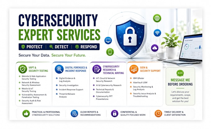 provide professional cybersecurity, vapt and penetration testing services