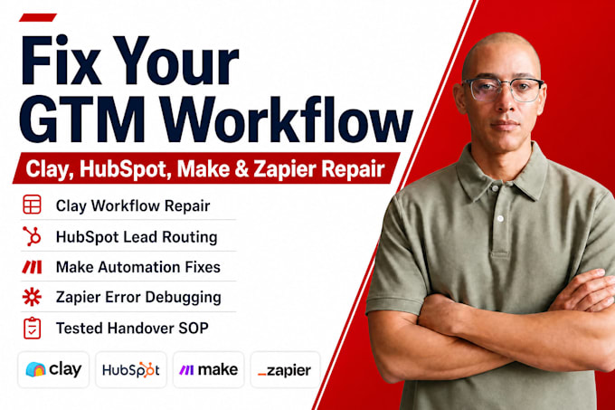 fix your clay hubspot, make or zapier workflow