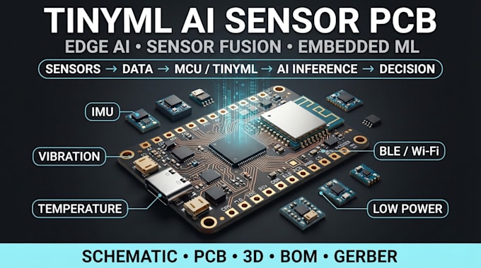 design tinyml ai sensor pcb for edge ai and embedded systems microcontroller pcb
