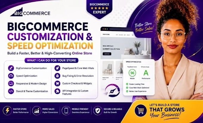 do bigcommerce customization and speed optimization