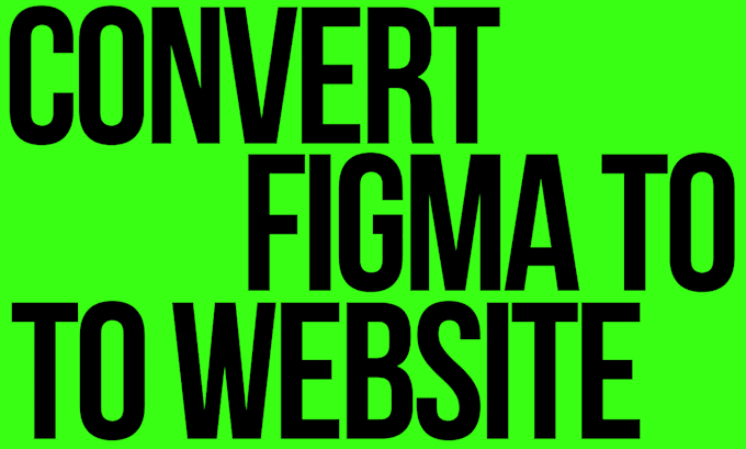 convert figma to html css react responsive website