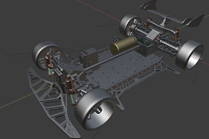 develop custom car part model for 3dprint, printable widebody kit for fdm, resin