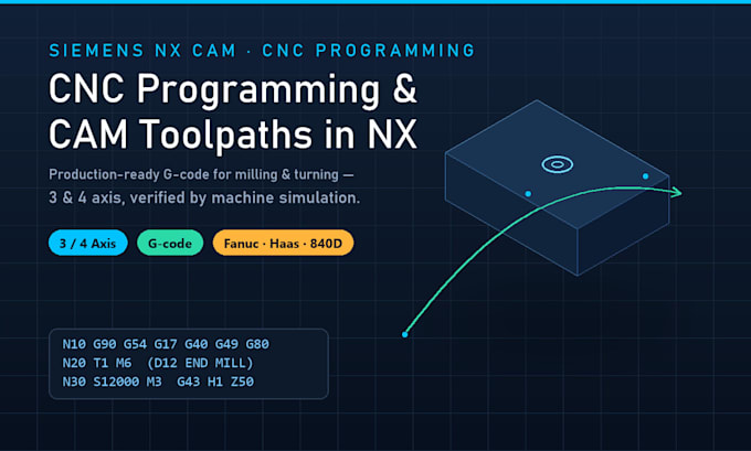 do 3 axis and 4 axis cnc programming in siemens nx cam