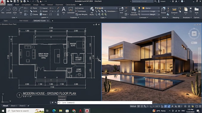 design tiny house, a frame cabin and modern house plans with renderings