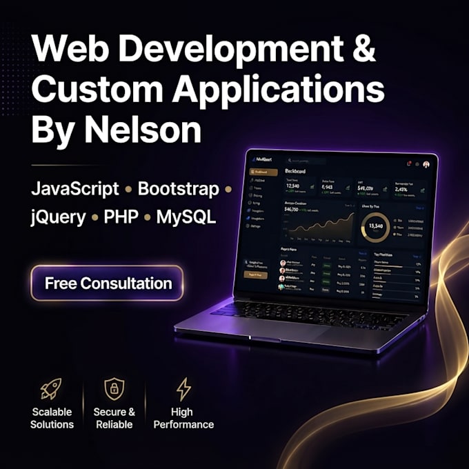 basic develop a website or web application for you