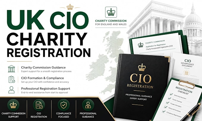 register your UK cio charity professionally