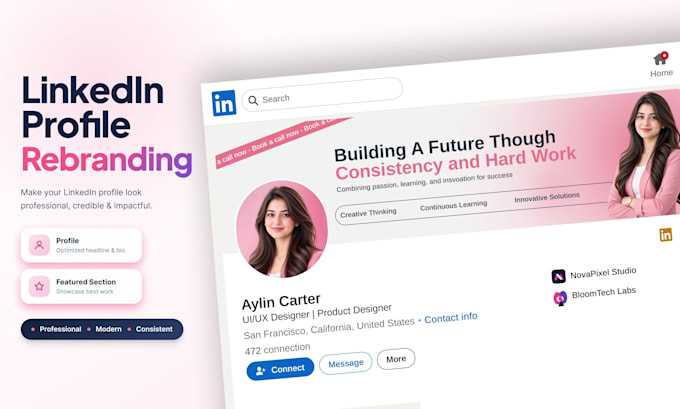 design a linkedin personal branding kit