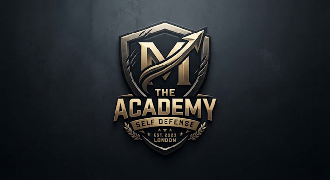 design a powerful self defense logo for your academy