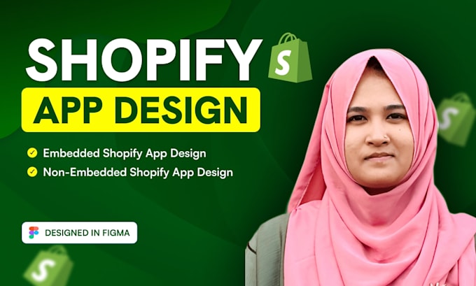 design shopify store and app UI UX in figma