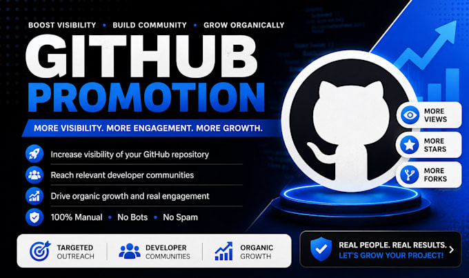 organically promote your github repository for more visibility