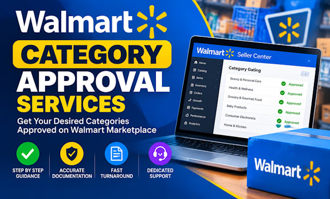 get walmart approval for beauty personal care category