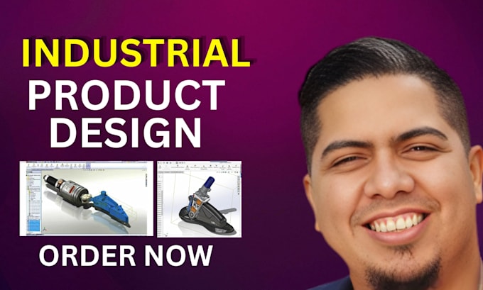 do industrial product design, parametric cad modeling and 3d cad rendering
