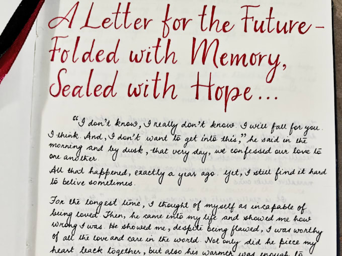 handwrite personalized letters and deliver as pdfs