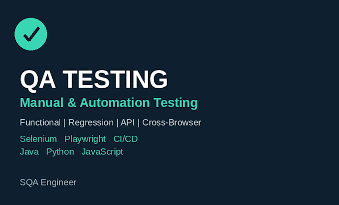 do manual and automation QA software testing