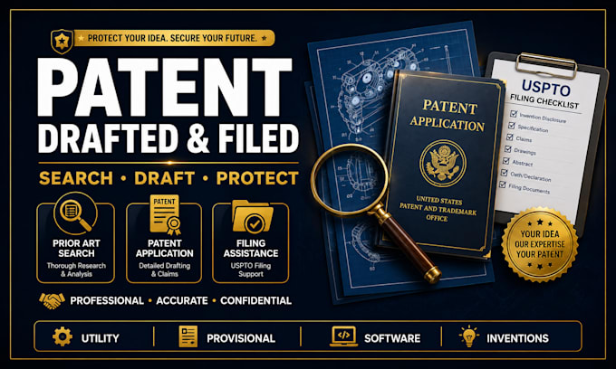 draft, search and file your US patent application