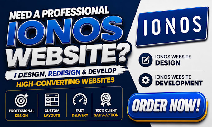 build ionos website design ionos redesign ionos website development expert