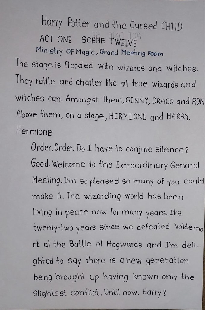 write anything with my beautiful handwriting
