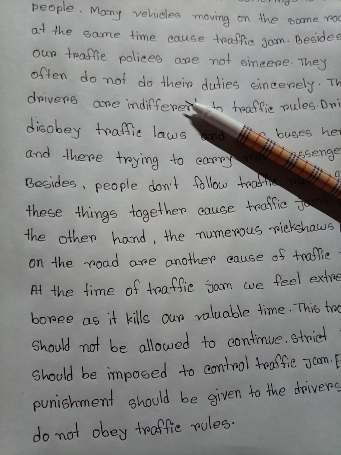 write elegant handwriting and notes