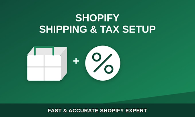 setup shopify shipping rates, sales tax, and fix checkout errors